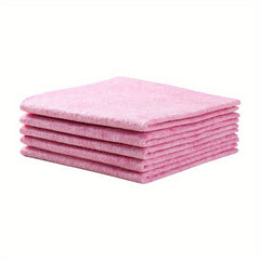 5pcs Reusable Paper Towels for Kitchen: Ultra Fine Coconut Shell Sponge Cloth