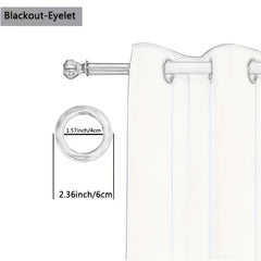 Blackout Curtains with Grommet Top - Light Blocking for Living Room