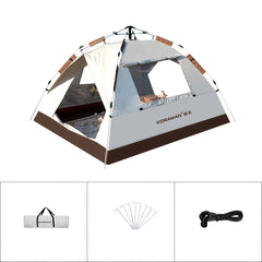 KORAMAN 3 4 Person Pop Up Outdoor Tent Waterproof & Windproof