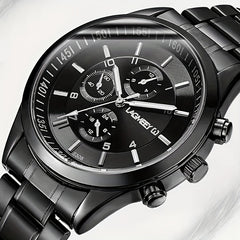Men's Ultra Thin Steel Strap Sports Watch