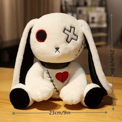 Set of 3 Gothic Rabbit Plush Toys - Unique Halloween Easter Gift 24