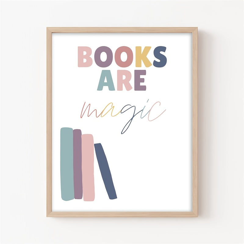 Books Are Magic Classroom Poster Education Poster For Preschool