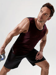Men's Sleeveless Crew Neck Tank Top for Fitness Workout
