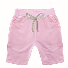 Kids Casual Jogger Shorts Unisex Sweat Shorts Bike Shorts for Beach
