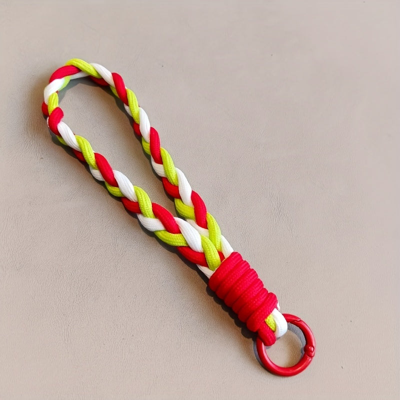 Braided Lanyard Keychain for Mobile Phone Case