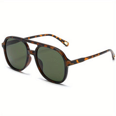 Retro Square Polarized Aviator Sunglasses 70s Vintage Sun Glasses