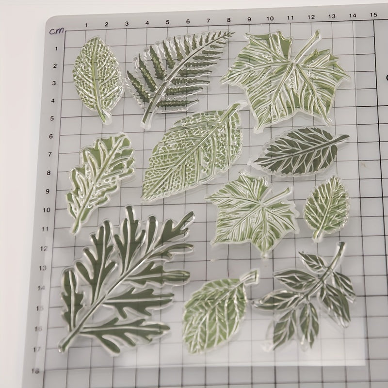 Leaf Pattern Stamps for DIY Scrapbooking Decoration