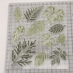 Leaf Pattern Stamps for DIY Scrapbooking Decoration