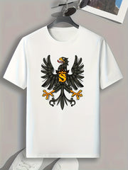 Eagle Symbol Pattern Print Men's Sports T-shirt Graphic Tee