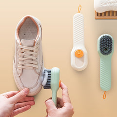 2pcs Green Wool Shoe Brush with Detergent - Household Cleaning Clothes