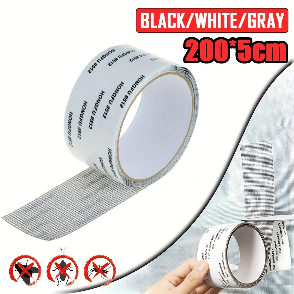 Window Screen Repair Tape Self Adhesive Mesh Patch Anti Insect Mosquito Mesh