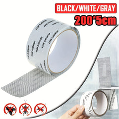 Window Screen Repair Tape Self Adhesive Mesh Patch Anti Insect Mosquito Mesh