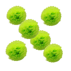 33 Colors 6pcs 10inch Paper Flower Wedding Birthday Christmas Year Paper Pompom
