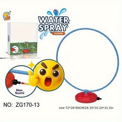 2-in-1 Water Sprinkler Toy with 2 Nozzles for Interactive Outdoor Water Play
