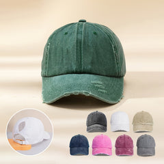 Women's Candy Denim Baseball Cap Distressed Washed Sports Hat