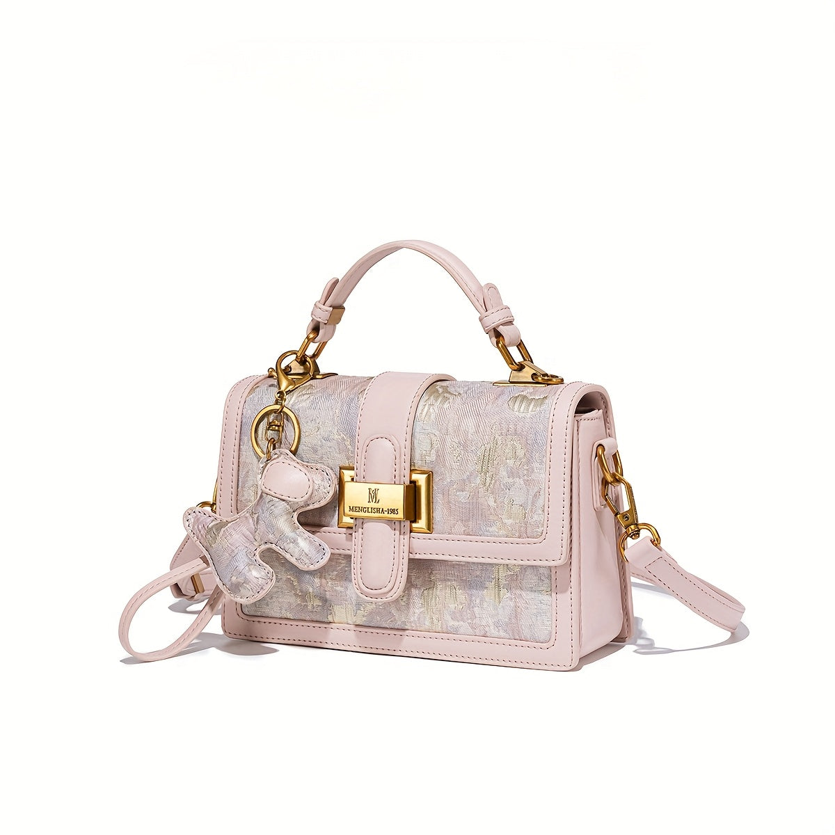 National Style Embroidery Handbag Small Square Bag for Women