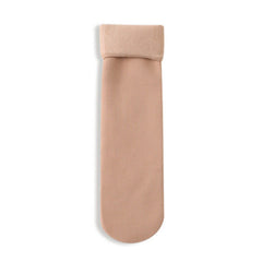 Thermal Velvet Slipper Socks Plush Lined Women's Stockings