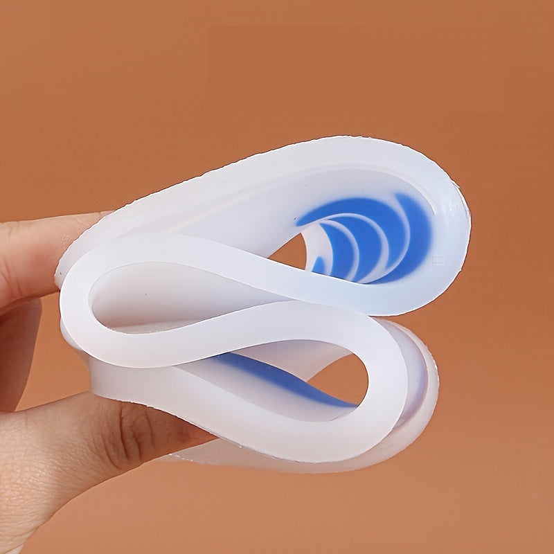 Silicone Insoles Full Sole Pads Plantar Fasciitis Heel Spurs Support