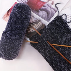 Velvet Yarn Soft And Skin Friendly Crocheting Knitting Hand Weaving DIY 200g