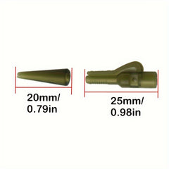 20pcs Carp Fishing Lead Clip Set Quick Change Safety Swivel Pins Tackle