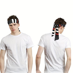 Independence Mens Sports Headband Sweat Absorption Hair Accessories