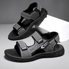 Men's Outdoor Hiking Sandals Hook And Loop Fastener Non Slip Beach Shoes