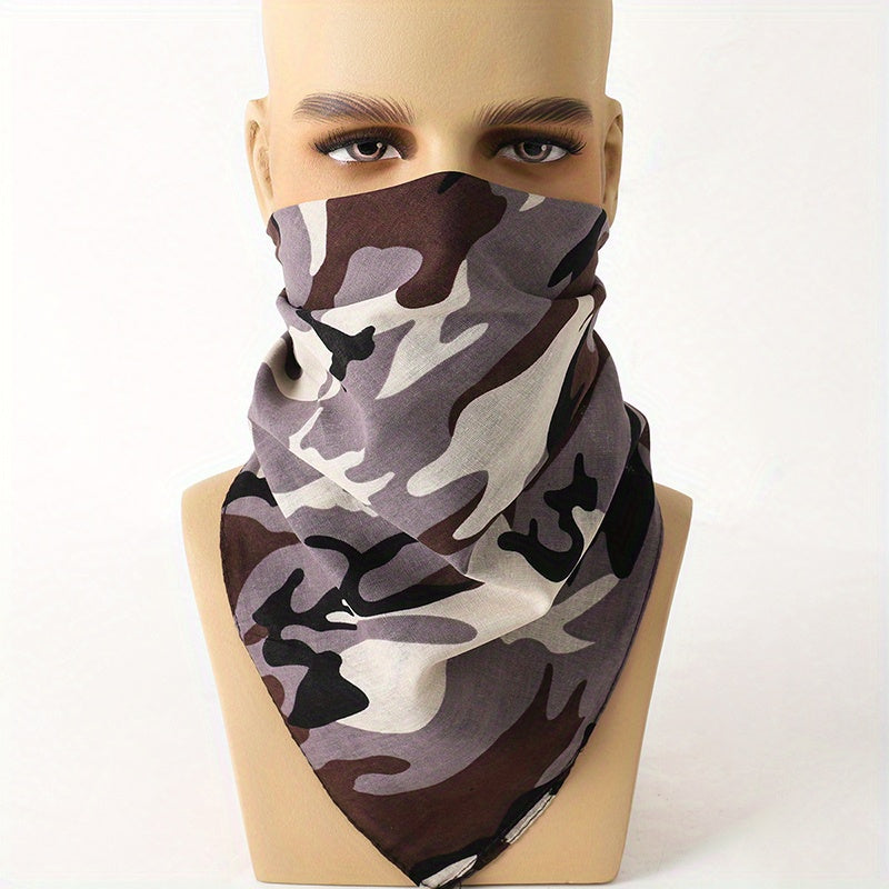 Men's Camo Square Scarf