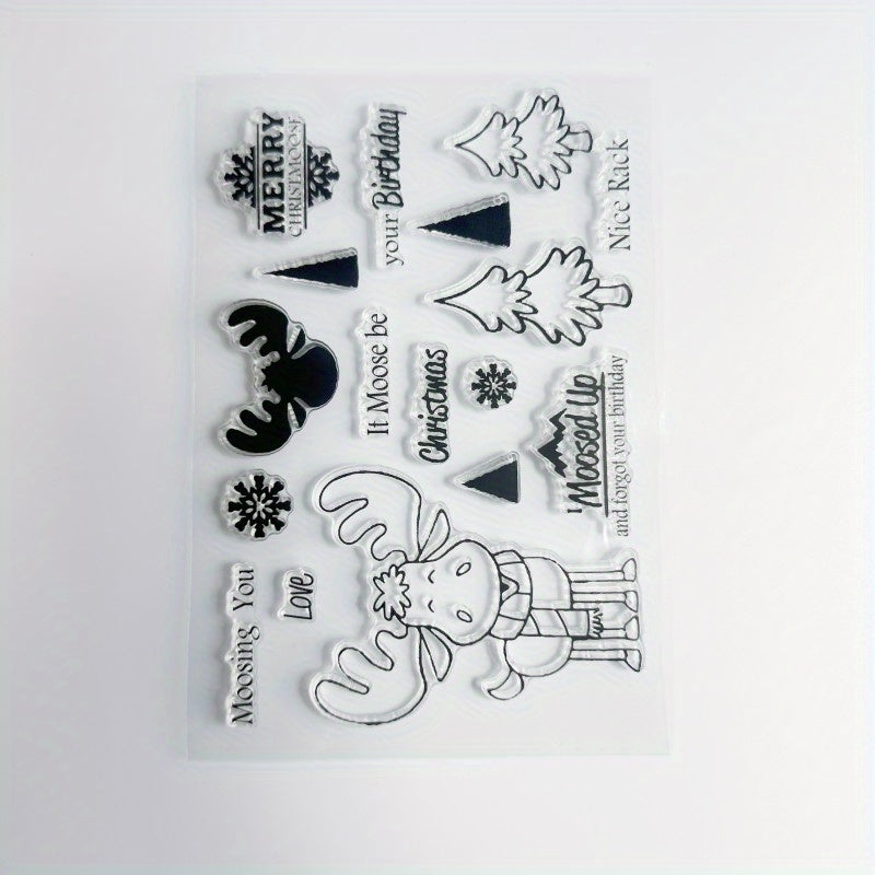 Cartoon Transparent Journal Stamp Reusable Stationery