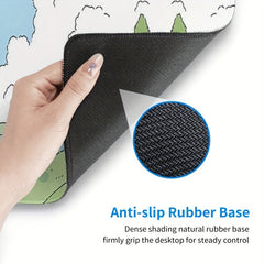 Japanese Style Gaming Mouse Pad 80x29 Non-Slip Rubber Base