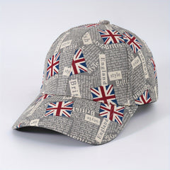 British Flag Graffiti Baseball Cap Unisex Sun Hat Adjustable Lightweight Dad Hat