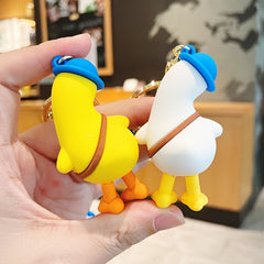 Cartoon Duck Doll Key Chain For Men Couple Bag Pendant Car Keychain