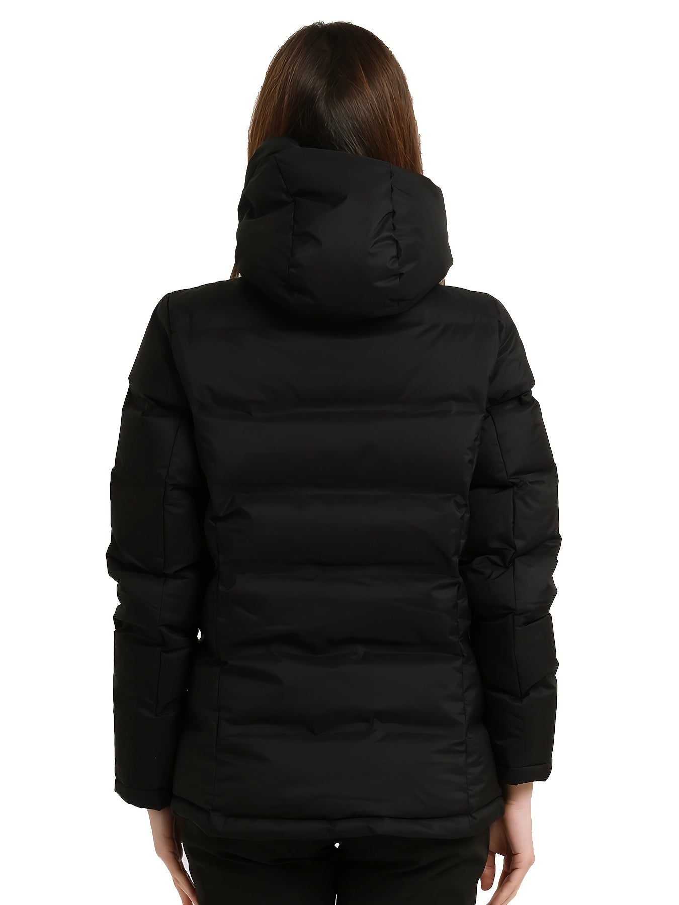 Women's Thermal Hooded Puffer Coat Windproof Outwear