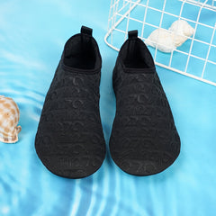 Women's Flower Embossed Water Socks Lightweight Beach Shoes