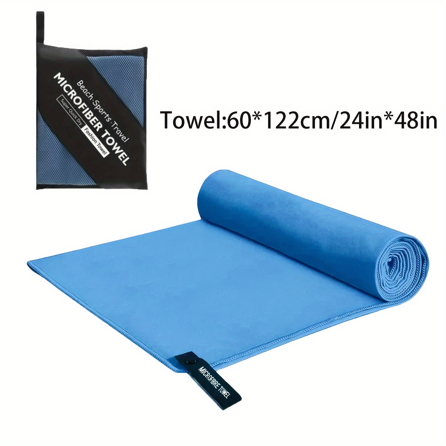 Soft Breathable Quick-drying Outdoor Sports Towel for Beach Yoga Running Travel