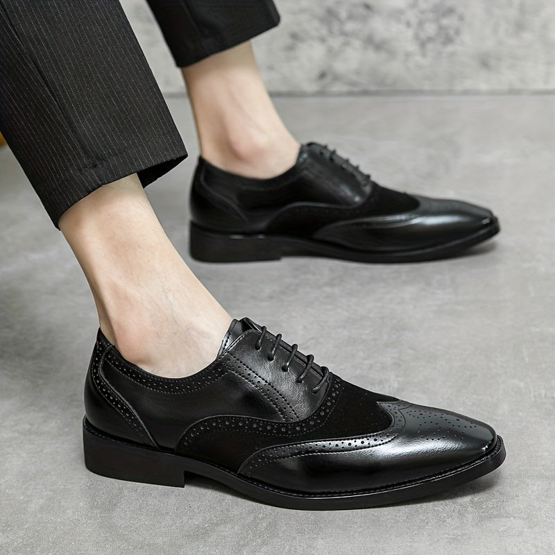 Men's Lace Up Business Shoes Low Top Classic for Many Occasions