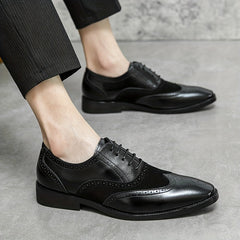 Men's Lace Up Business Shoes Low Top Classic for Many Occasions
