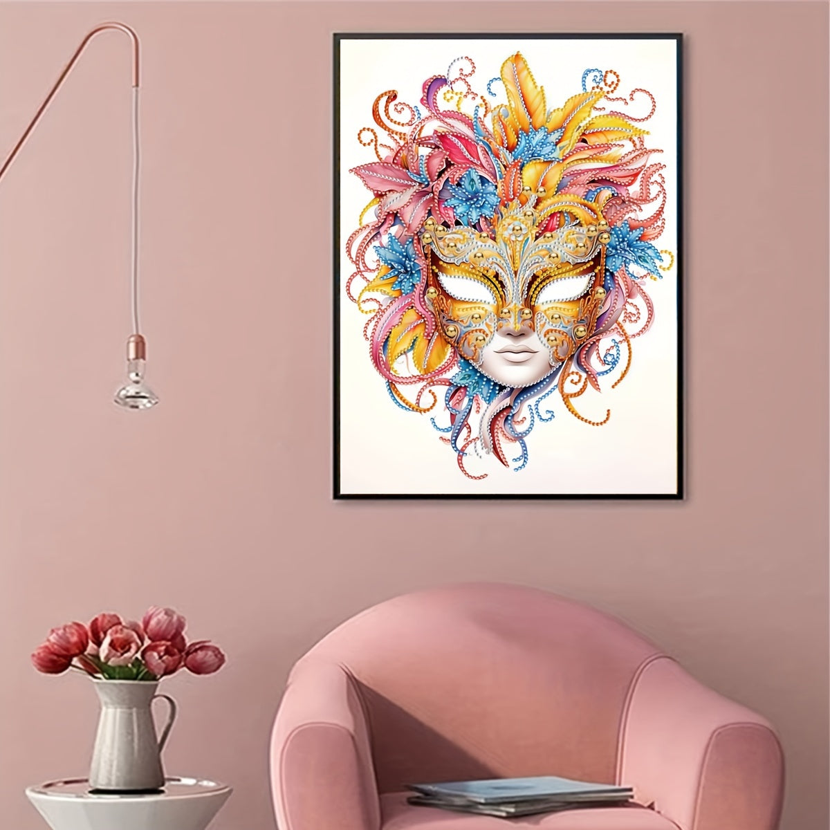 DIY Venetian Mask Pattern Diamond Painting Kit
