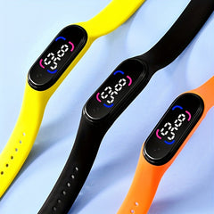 LED Bracelet Watch Touchable Kids Sports Wrist Watch