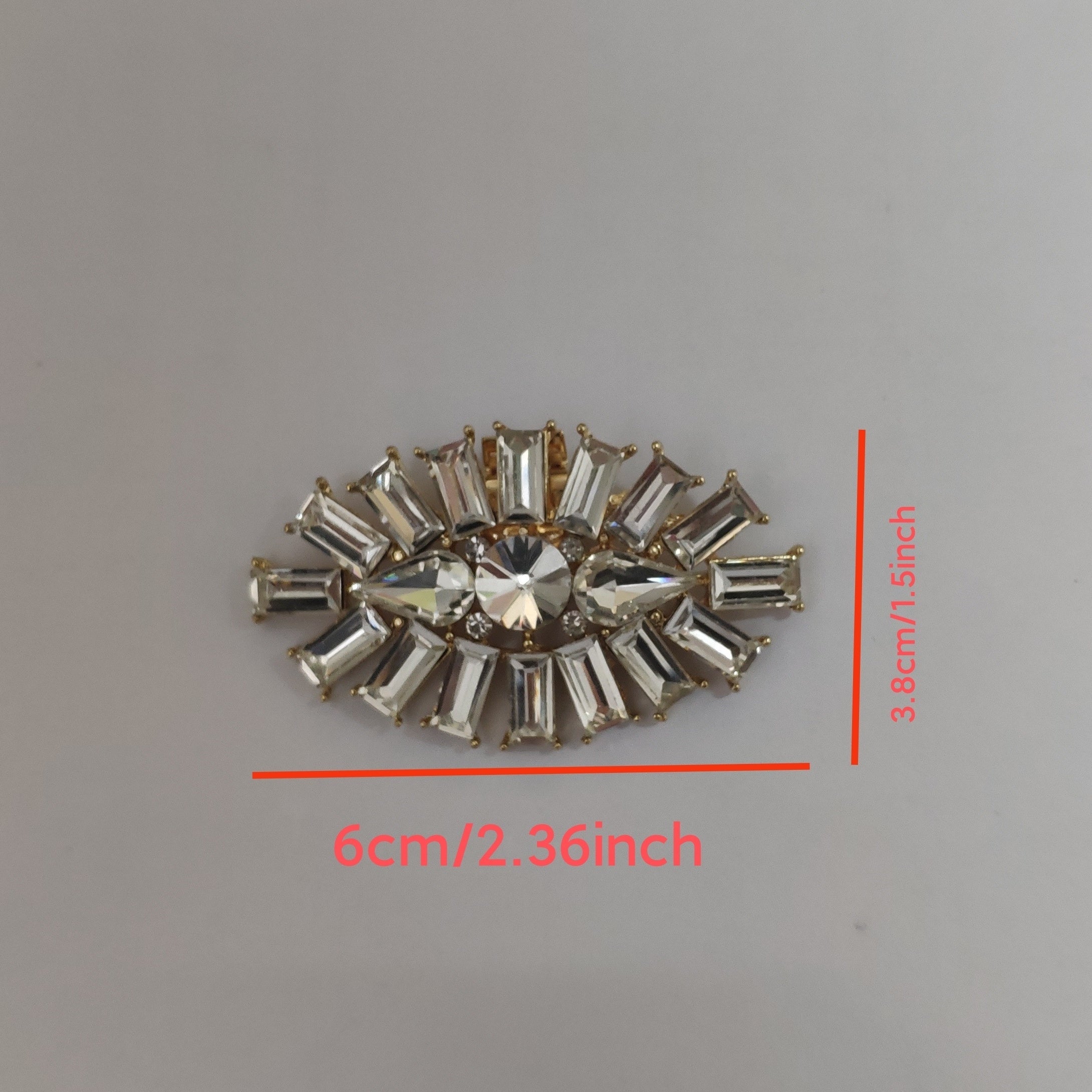 1pair Shoe Buckle Replacement Accessory for Repairing Shoes