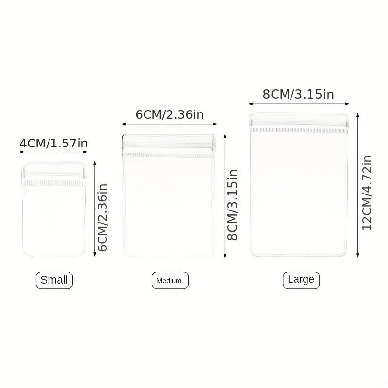 Mini Transparent Jewelry Bags Lightweight Travel Pouch