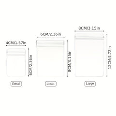 Mini Transparent Jewelry Bags Lightweight Travel Pouch