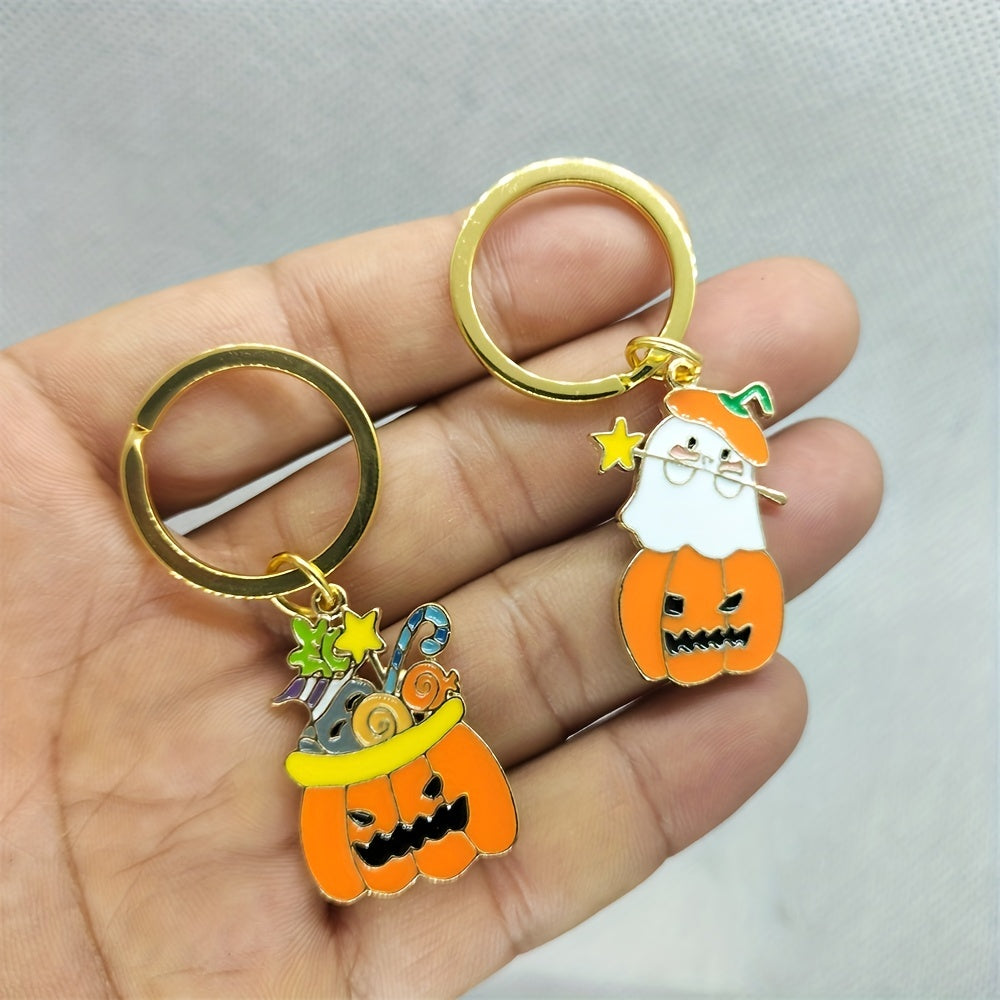 Cartoon Pumpkin Ghost Keychain Bag Pendant Charm Party Gift
