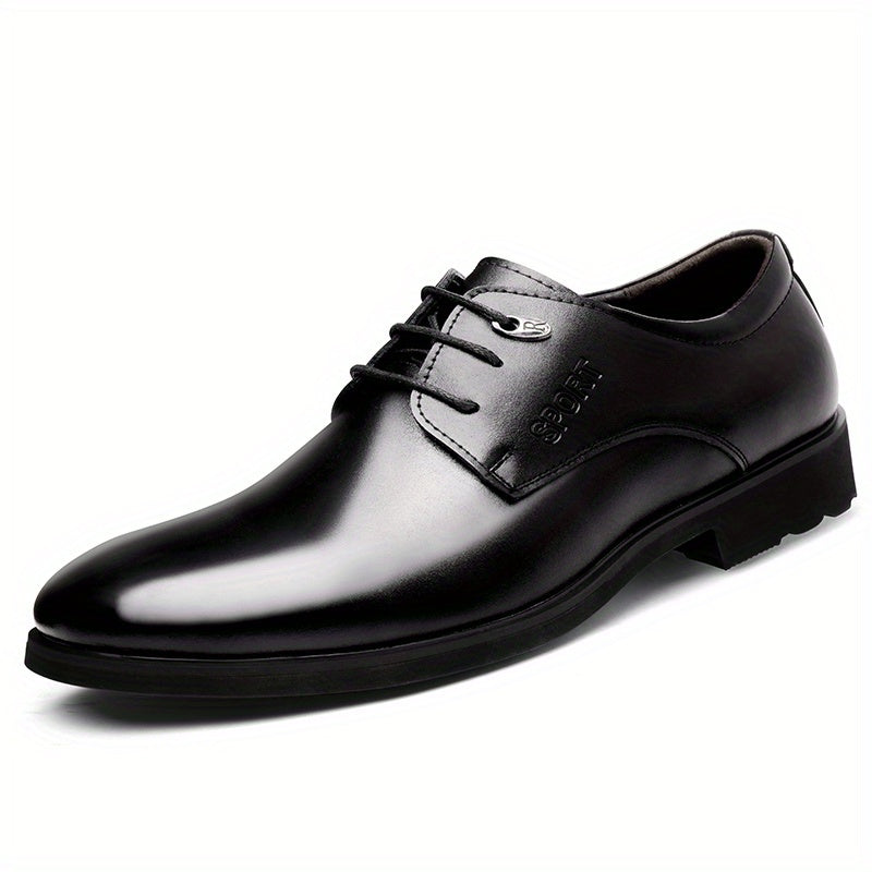 Men's Lace-up Derby Shoes for Business Formal Events