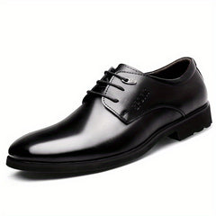 Men's Lace-up Derby Shoes for Business Formal Events
