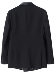 Men's Shining Lapel Tuxedo Jacket for Wedding Banquet