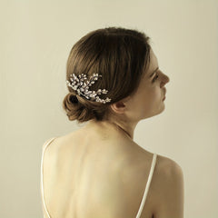 Crystal Hair Comb Head Jewelry Bridal Wedding Accessories