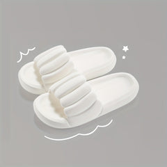 Women's Solid Slides Soft Sole Home Shoes