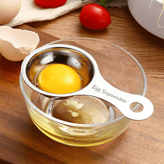 3pcs Stainless Steel Egg Separator Yolk Divider Kitchen Tool