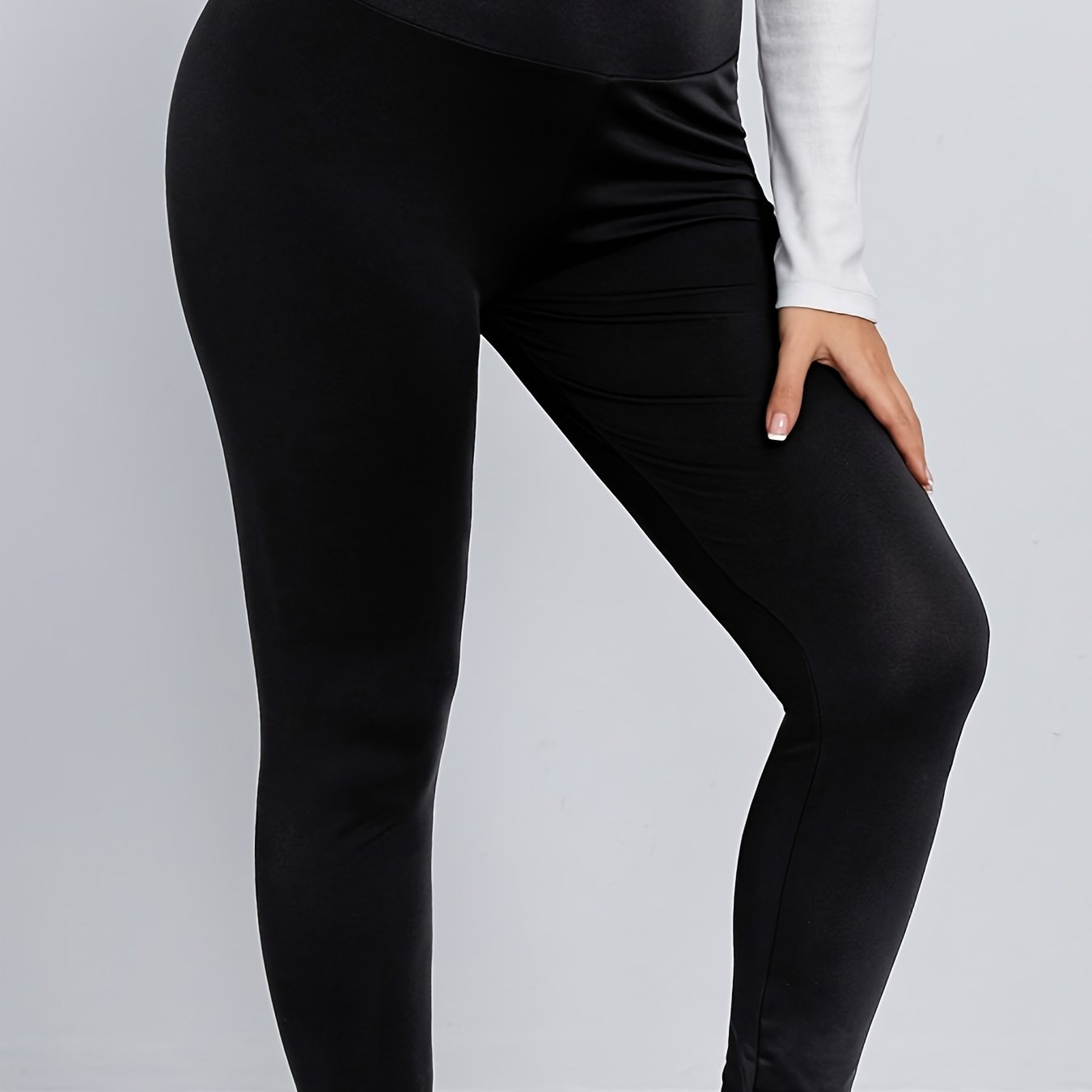 Solid High Rise Yoga Leggings