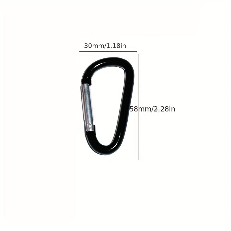 D Carabiner Aluminum Alloy Buckle for Outdoor Climbing